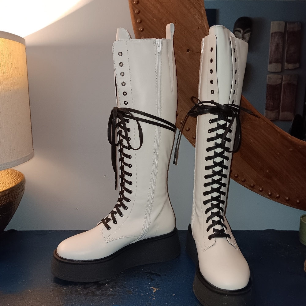 8 leather boots